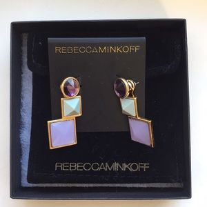 $30 or✨FREE✨Rebecca Minkoff 3-Stone Earrings